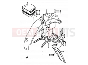 SUZUKI DR600S / DR600SU H (1987) 54 - REAR FENDER
