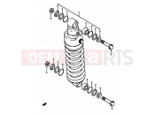 SUZUKI DR600S / DR600SU H (1987) 52 - REAR SHOCK ABSORBER