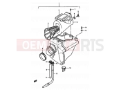 SUZUKI DR600S / DR600SU K (1989) 12 - AIR CLEANER