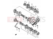 SUZUKI DR600S / DR600SU K (1989) 18 - TRANSMISSION