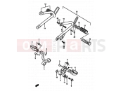 SUZUKI DR600S / DR600SU K (1989) 32 - FOOTREST