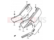 SUZUKI DR600S / DR600SU K (1989) 37A - FRAME COVER (MODEL J/K)