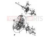 SUZUKI DR600S / DR600SU K (1989) 55 - REAR WHEEL