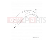SUZUKI DR650S N (1992) 37 - FRONT FENDER