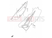 SUZUKI DR650SE K1 (2001) (E03,E28,E33) 36 - FRAME COVER (MODEL K1)