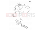 SUZUKI DR650SE K1 (2001) (E03,E28,E33) 39 - RIGHT HANDLE LEVER