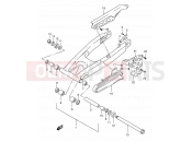 SUZUKI DR650SE K1 (2001) (E03,E28,E33) 49 - REAR SWINGING ARM
