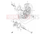 SUZUKI DR650SE K1 (2001) (E03,E28,E33) 51 - REAR WHEEL