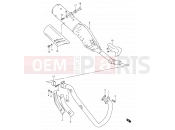 SUZUKI DR650SE K1 (2001) (E04,E17,E24,E34) 12 - MUFFLER