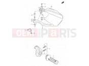 SUZUKI DR650SE K1 (2001) (E04,E17,E24,E34) 39 - RIGHT HANDLE LEVER