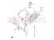 SUZUKI DR650SE K1 (2001) (E22) 34 - FUEL TANK (MODEL K1)