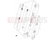 SUZUKI DR650SE K1 (2001) (E22) 44 - FRONT DAMPER
