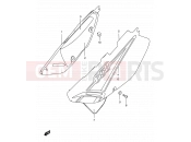 SUZUKI DR650SE K1 (2001) (E54) 36 - FRAME COVER (MODEL K1)