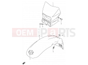 SUZUKI DR650SE K1 (2001) (E54) 37D - HEADLAMP HOUSING (MODEL K5 E24)
