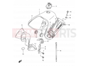 SUZUKI DR650SE K2 (2002) (E03,E28,E33) 33A - FUEL TANK (MODEL K2)
