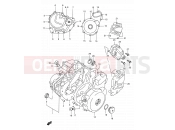 SUZUKI DR650SE K2 (2002) (E04,E17,E18,E24,E34) 4 - CRANKCASE COVER