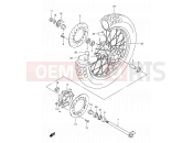 SUZUKI DR650SE K3 (2003) (E04,E17,E18,E24,E34) 51 - REAR WHEEL