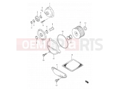 SUZUKI DR650SE K4 (2004) (E24) 13 - OIL PUMP
