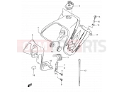 SUZUKI DR650SE K4 (2004) (E24) 34C - FUEL TANK (MODEL K4)