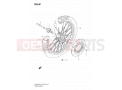 SUZUKI DR650SE K6 (2006) (E03,E28,E33) 47 - FRONT WHEEL