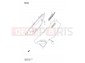 SUZUKI DR650SE K7 (2007) (E24) 36 - FRAME COVER (MODEL K6/K7)
