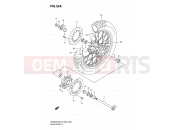 SUZUKI DR650SE K8 (2008) (E03,E28,E33) 52A - REAR WHEEL (MODEL K8/K9/L0)