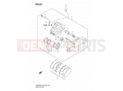 SUZUKI DR650SE K8 (2008) (E03,E28,E33) 53 - REAR CALIPER