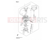 SUZUKI DR650SE K9 (2009) (E03,E28,E33) 11 - CARBURETOR