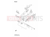 SUZUKI DR650SE K9 (2009) (E24) 49 - REAR SWINGING ARM
