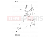SUZUKI DR650SE L0 (2010) (E24) 37A - HEADLAMP HOUSING (MODEL K9/L0)