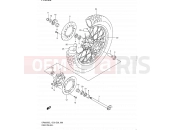 SUZUKI DR650SE L1 (2011) (E03,E28,E33) 66 - REAR WHEEL
