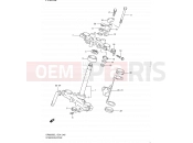 SUZUKI DR650SE L1 (2011) (E24) 45 - STEERING STEM