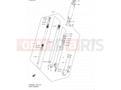 SUZUKI DR650SE L1 (2011) (E24) 44 - FRONT DAMPER