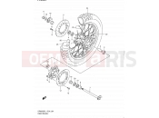 SUZUKI DR650SE L1 (2011) (E24) 51 - REAR WHEEL