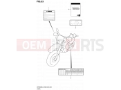 SUZUKI DR650SE L2 (2012) (E03,E28,E33) 53 - LABEL (DR650SEL2 E03)