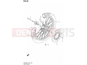 SUZUKI DR650SE L2 (2012) (E24) 46 - FRONT WHEEL