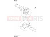 SUZUKI DR650SE L3 (2013) (E03,E28,E33) 41 - HANDLE SWITCH (DR650SEL3 E03)