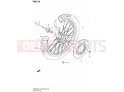 SUZUKI DR650SE L3 (2013) (E03,E28,E33) 73 - FRONT WHEEL