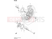 SUZUKI DR650SE L3 (2013) (E03,E28,E33) 80 - REAR WHEEL (DR650SEL3 E03)
