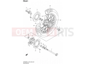 SUZUKI DR650SE L3 (2013) (E03,E28,E33) 81 - REAR WHEEL (DR650SEL3 E28)