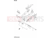 SUZUKI DR650SE L4 (2014) (E24) 49 - REAR SWINGINGARM