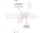 SUZUKI DR650SE L5 (2015) (E03,E28,E33) 496B - LABEL (DR650SEL5 E28)