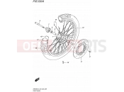 SUZUKI DR650SE L5 (2015) (E03,E28,E33) 530A - FRONT WHEEL