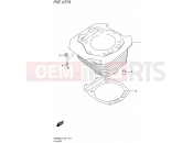 SUZUKI DR650SE L5 (2015) (E24) 107A - CYLINDER