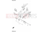 SUZUKI DR650SE L5 (2015) (E434) 541A - REAR SWINGINGARM