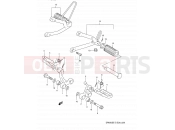 SUZUKI DR650SE R (1994) 29 - FOOTREST