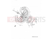 SUZUKI DR650SE R (1994) 38 - FRONT WHEEL