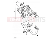 SUZUKI DR800S / DR800SU L (1990) 13 - MUFFLER