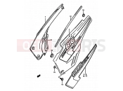 SUZUKI DR800S / DR800SU L (1990) 34 - FRAME COVER