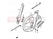 SUZUKI DR800S / DR800SU L (1990) 37 - FRONT FORK COVER
